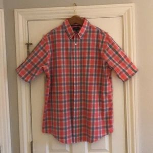 Men’s XL-Tall Short Sleeved Button Down Shirt